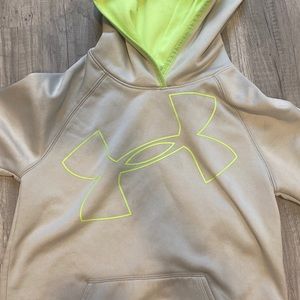 Grey under armor hoodie